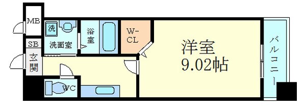 グラビスコート加古町の物件間取画像